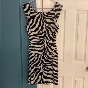 Animal print dress
